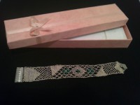 Pulsera dorada-swarovski verde 